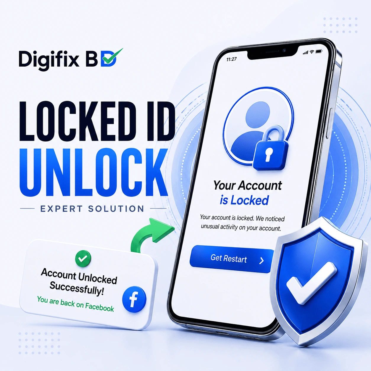 Facebook Locked ID Unlock – Expert Solution